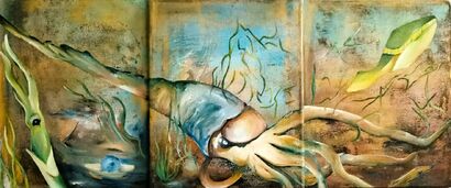 Un Géant d\'intelligence - A giant of intelligence - a Paint Artowrk by Alien